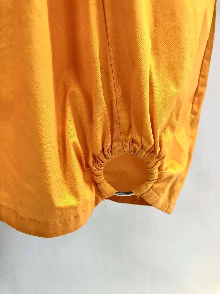 Vestido algodão um ombro laranja IURE COSTA, foto 3