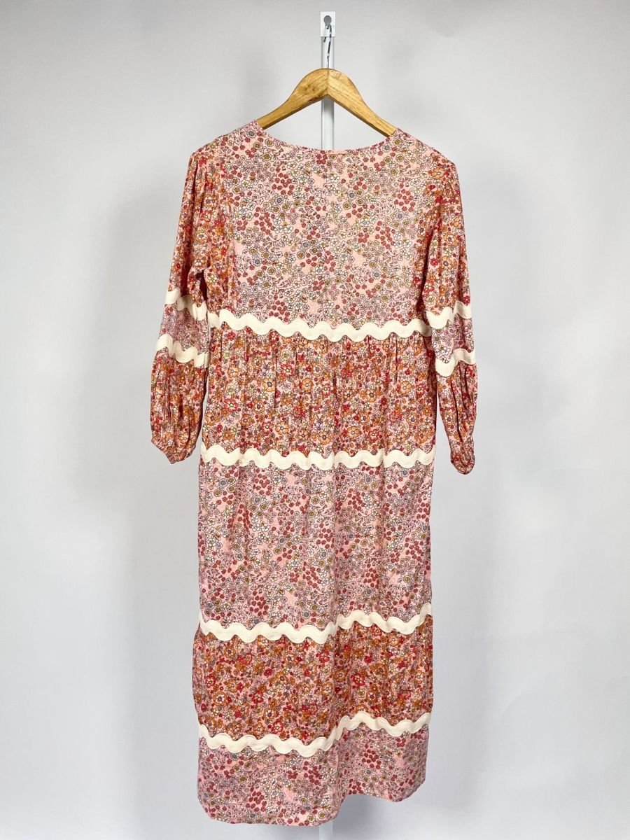 Vestido midi estampa flores VAN VAN, foto 3