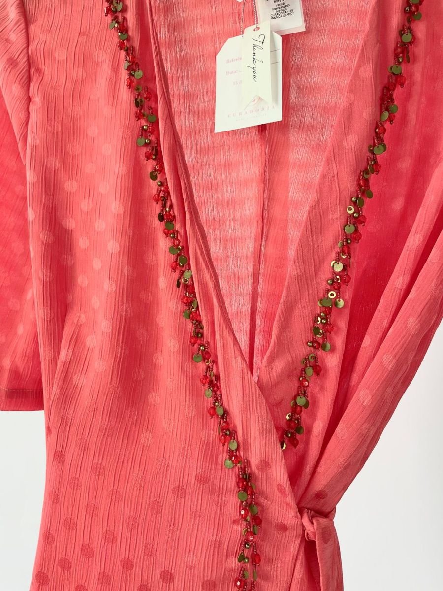 Vestido trasnpassado bordado CURADORIA, foto 2