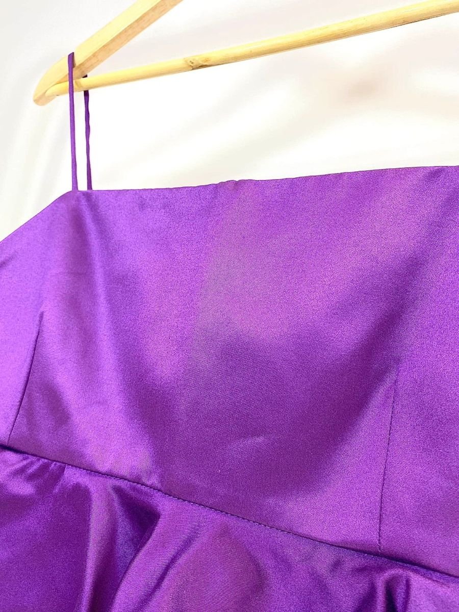 Top roxo com detalhe de babado NV, foto 3