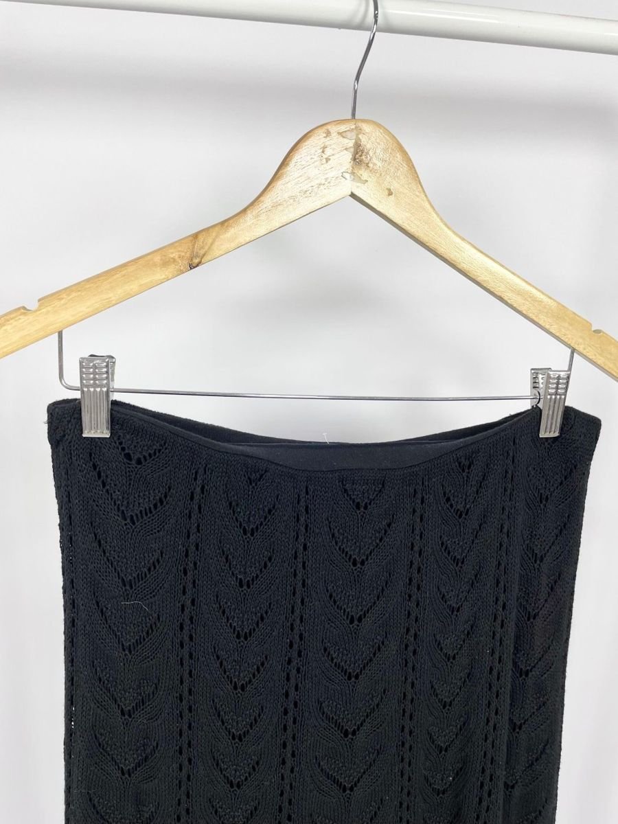 Saia midi preta tricot RALPH LAUREN, foto 2