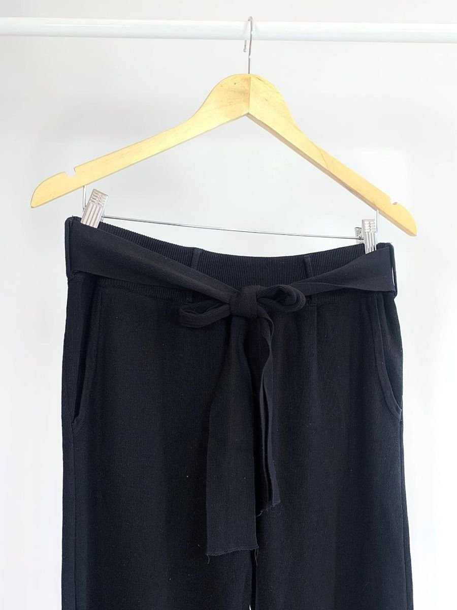 Calça jogger tricot preta ZARA, foto 2