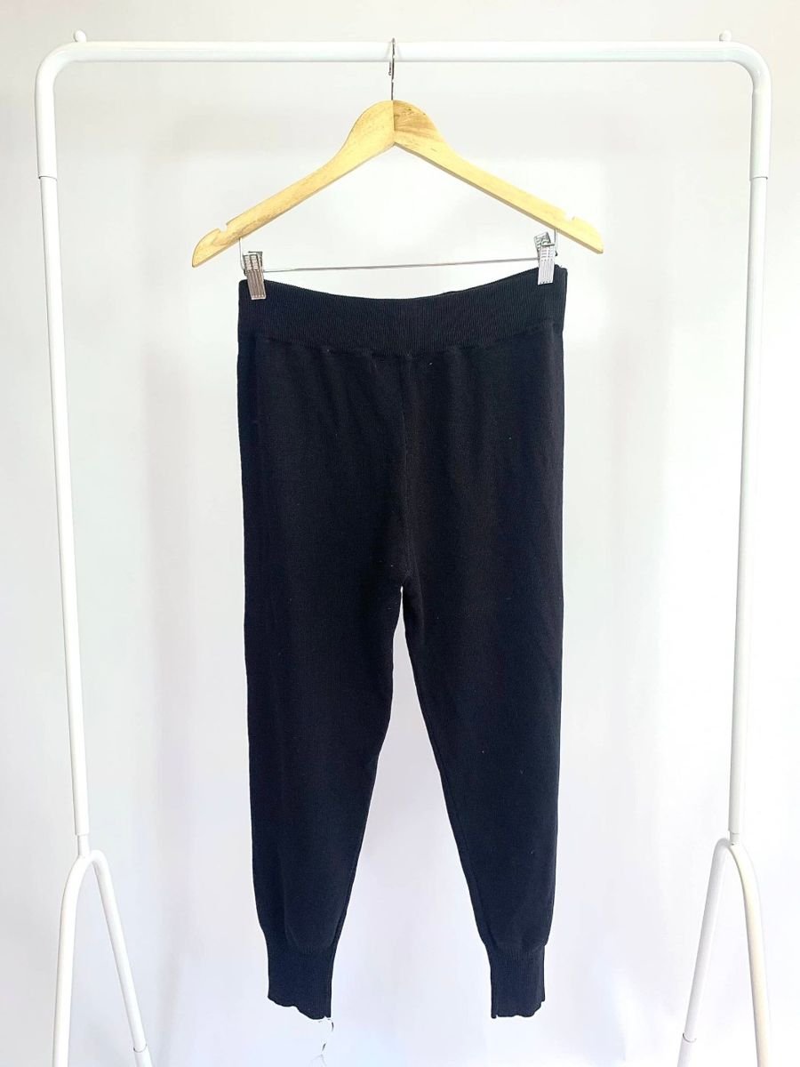Calça jogger tricot preta ZARA, foto 3