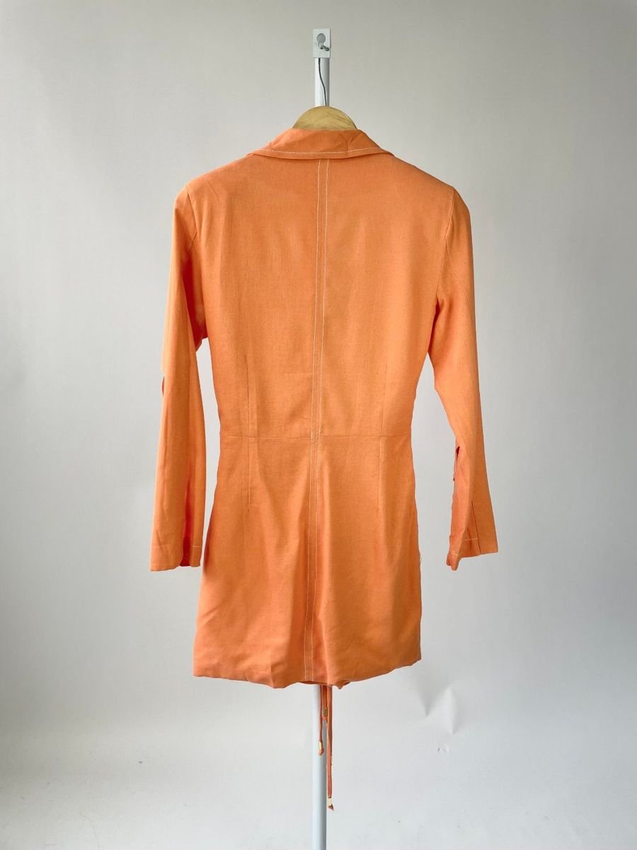 Vestido cuto laranja amarração na frente OTHER GIRLS, foto 3