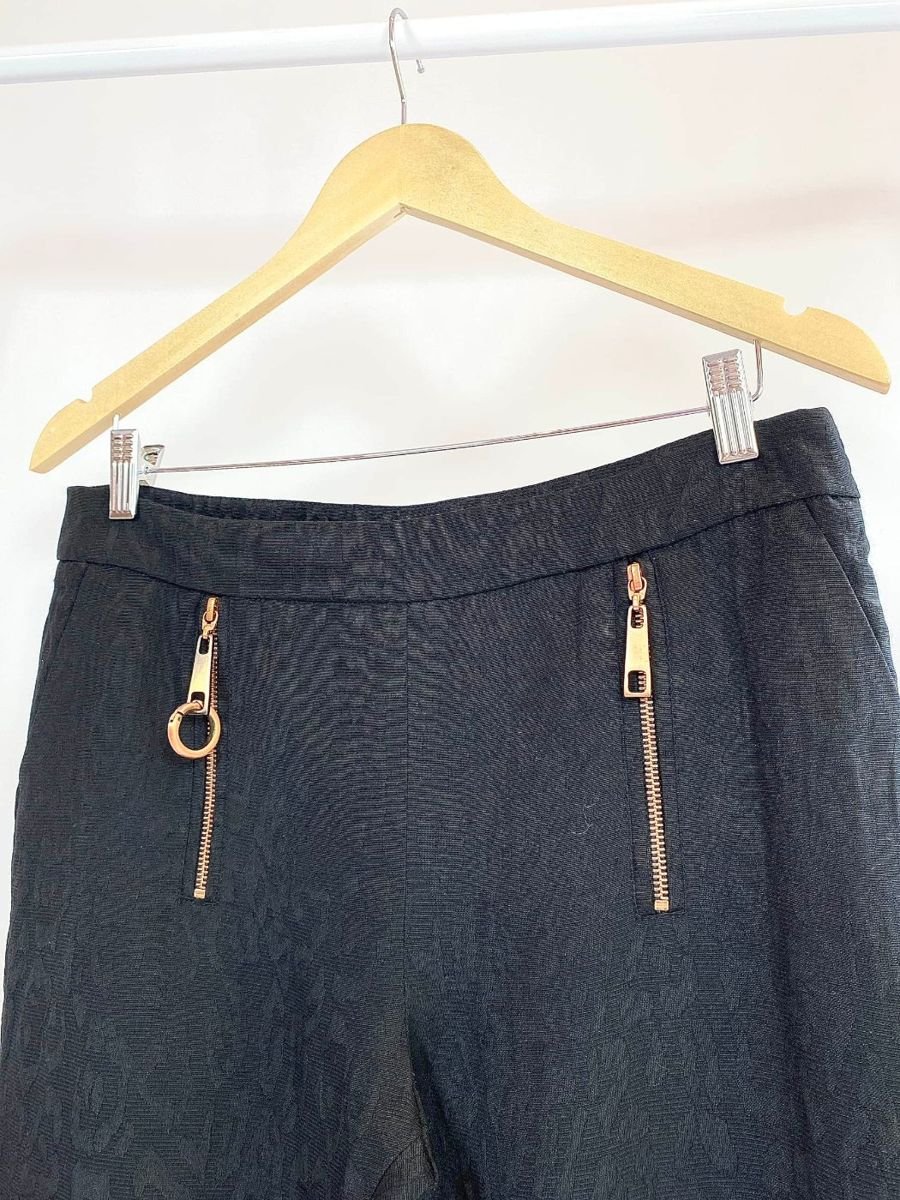 Calça flare preta zíper cobre ANIMALE, foto 2