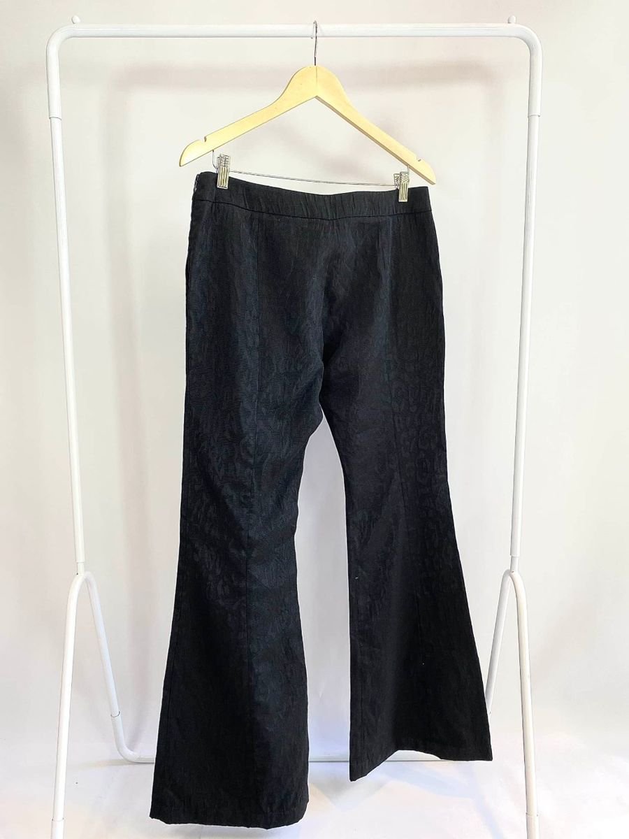 Calça flare preta zíper cobre ANIMALE, foto 4