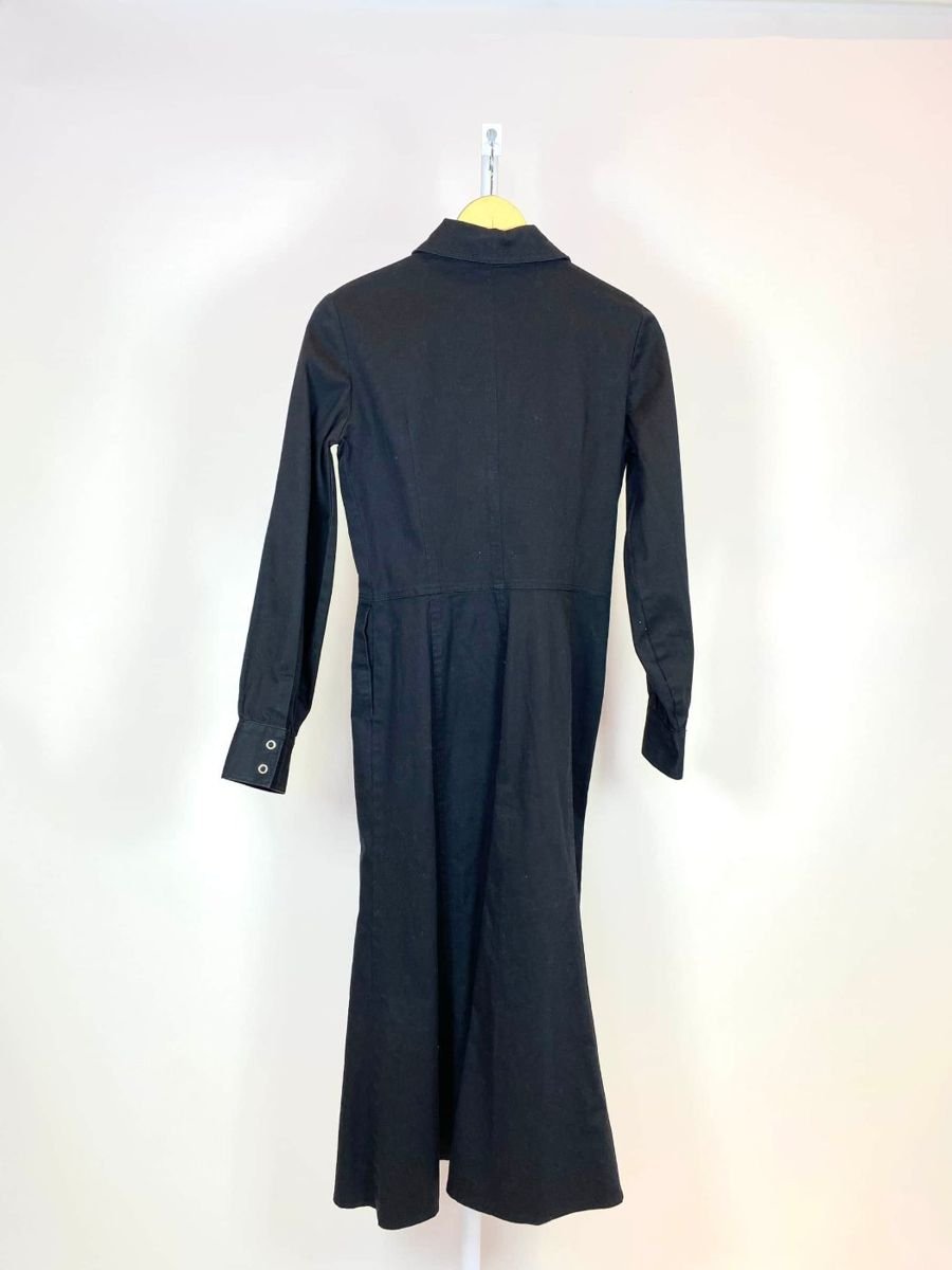 Chemise sarja midi preta MUYGUAPPA, foto 2