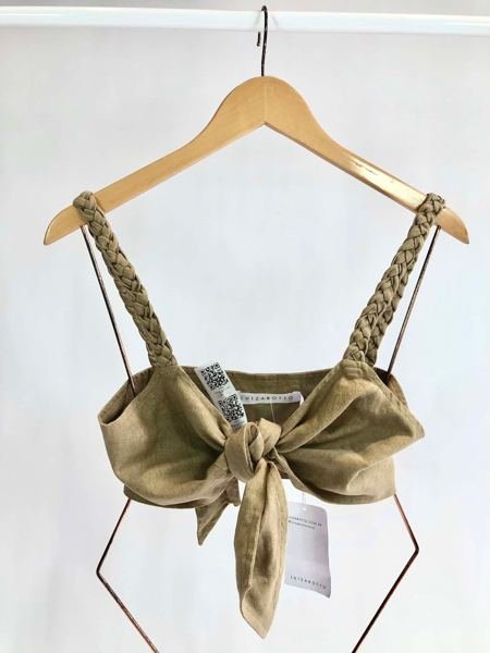 Cropped marrom LUIZA BOTTO