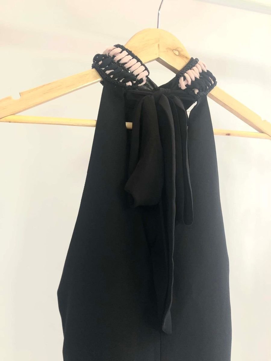 Vestido curto manga curta detalhe na gola ANIMALE, foto 4