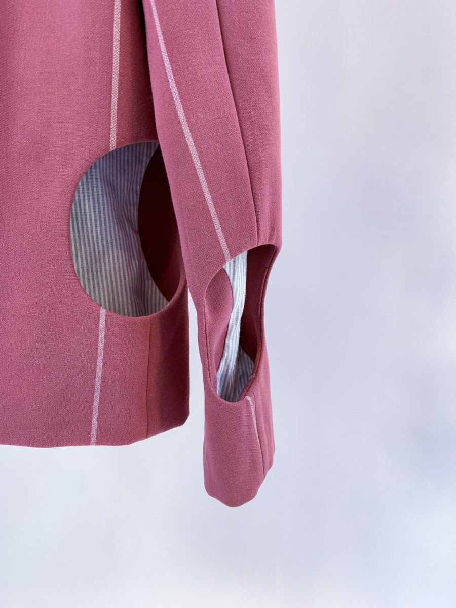 Blazer rose com listras A NIEMEYER, foto 2