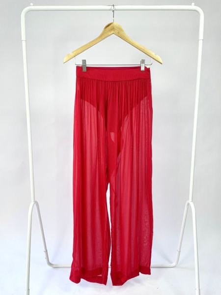 Calça eucalipto vermelha HORTO