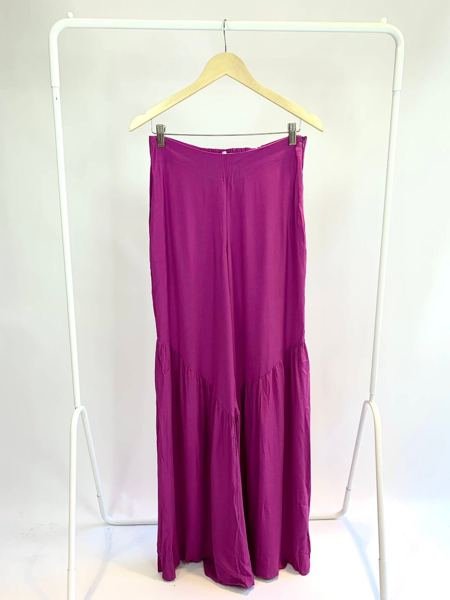 Calça crepe roxo LILLÊ