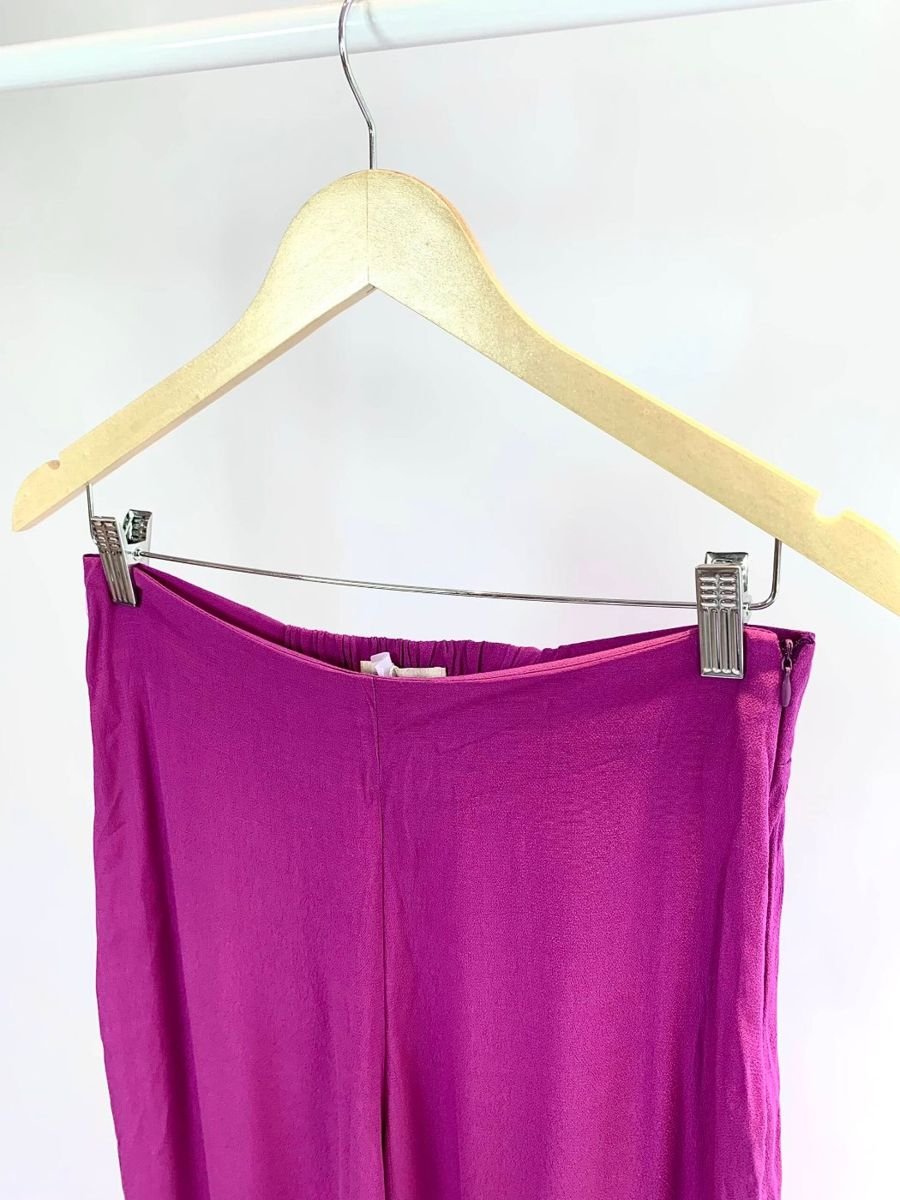 Calça crepe roxo LILLÊ, foto 2