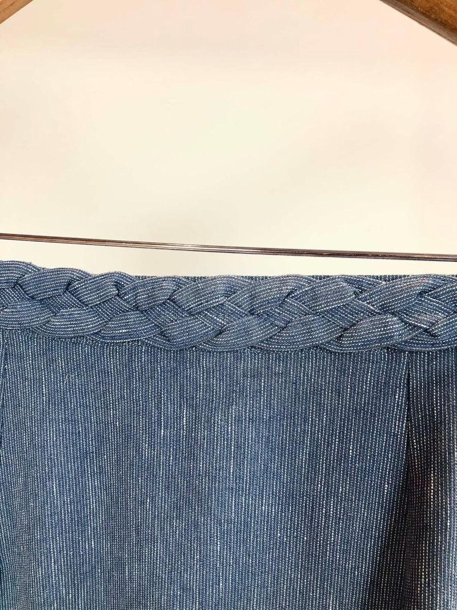 Saia midi azul LUIZA BOTTO, foto 3