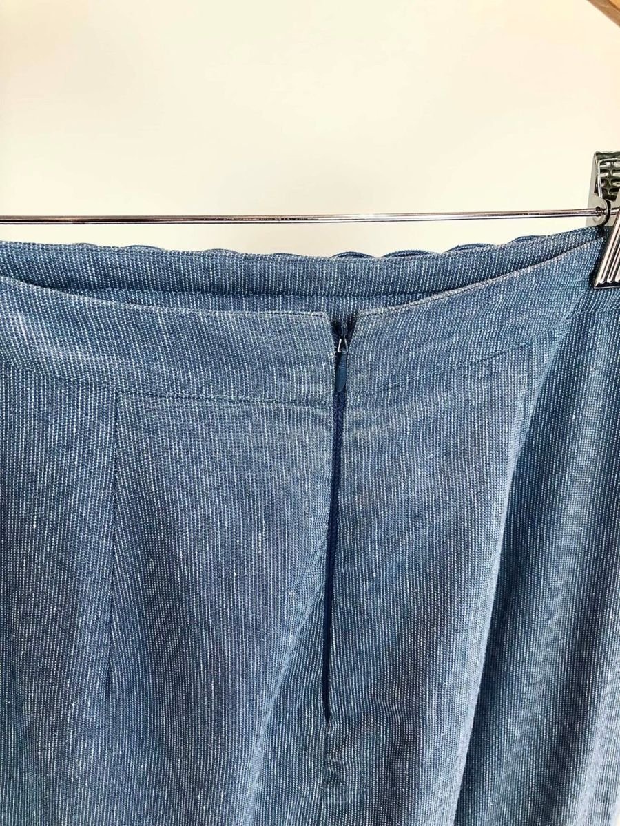 Saia midi azul LUIZA BOTTO, foto 4