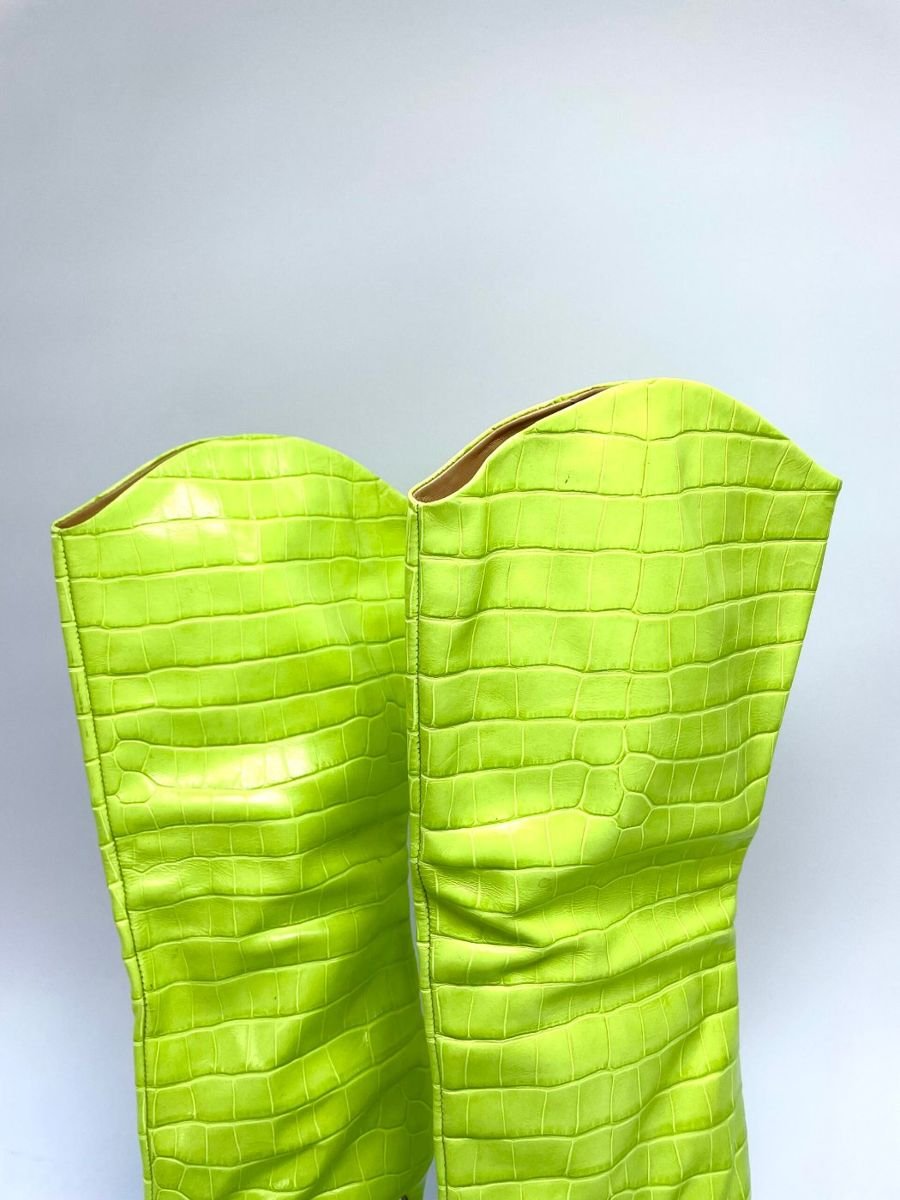 Bota croco verde SCHUTZ, foto 3