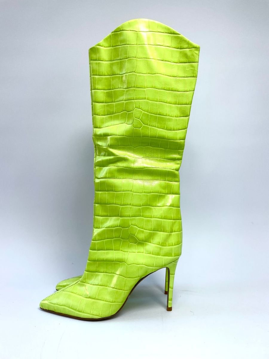 Bota croco verde SCHUTZ, foto 4