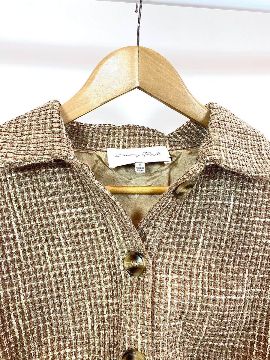 Casaqueto tweed bege EMORY PARK, foto 2