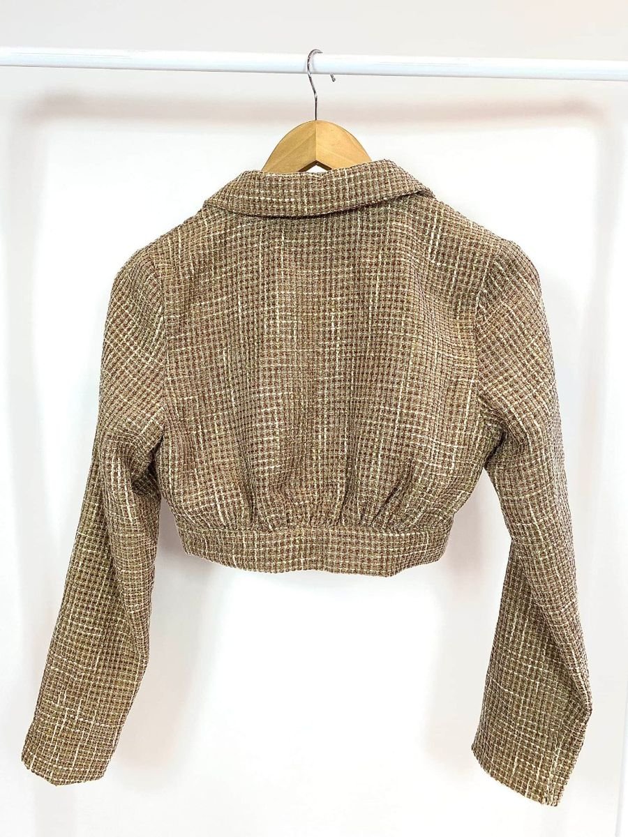 Casaqueto tweed bege EMORY PARK, foto 3