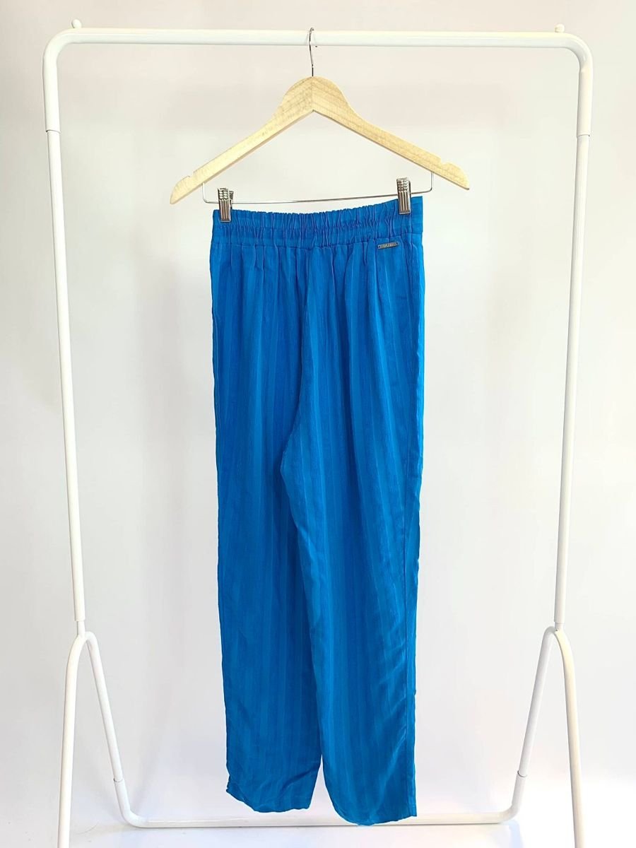 Calça azul listras FORUM, foto 3