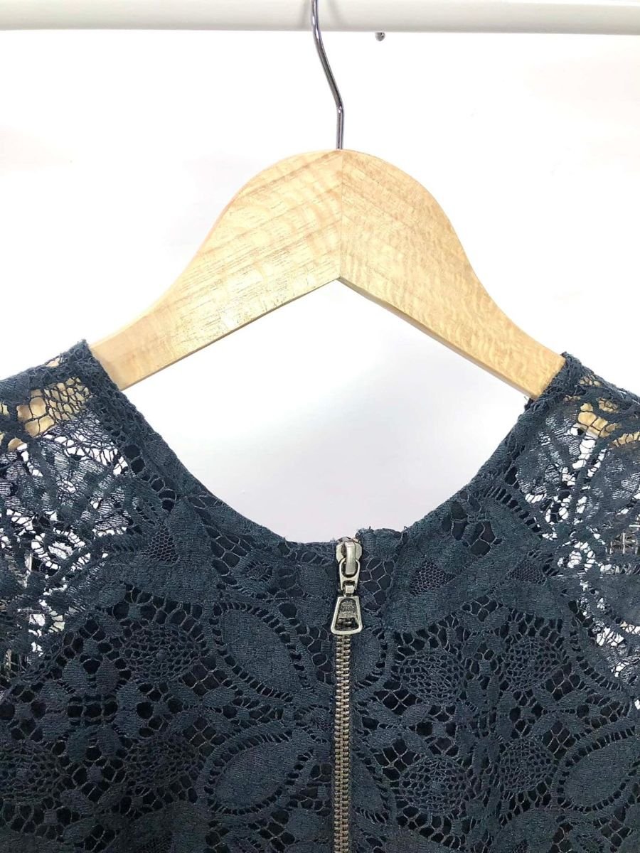 Blusa preta renda NK, foto 4