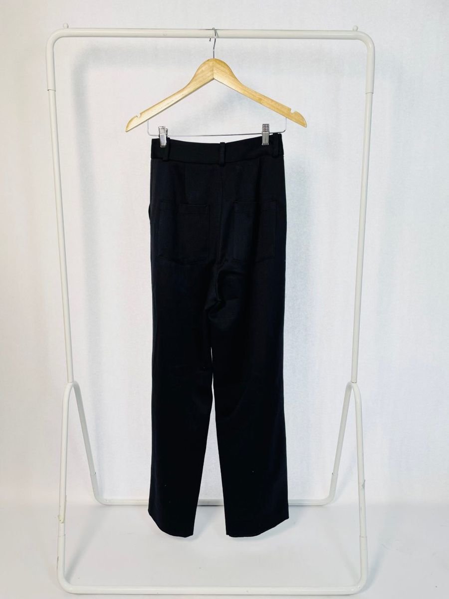 Calça Alfaiataria Lã Azul Marinho FRAMED, foto 3