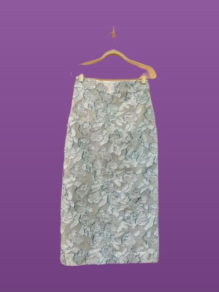 Saia midi azul Allmost Vintage