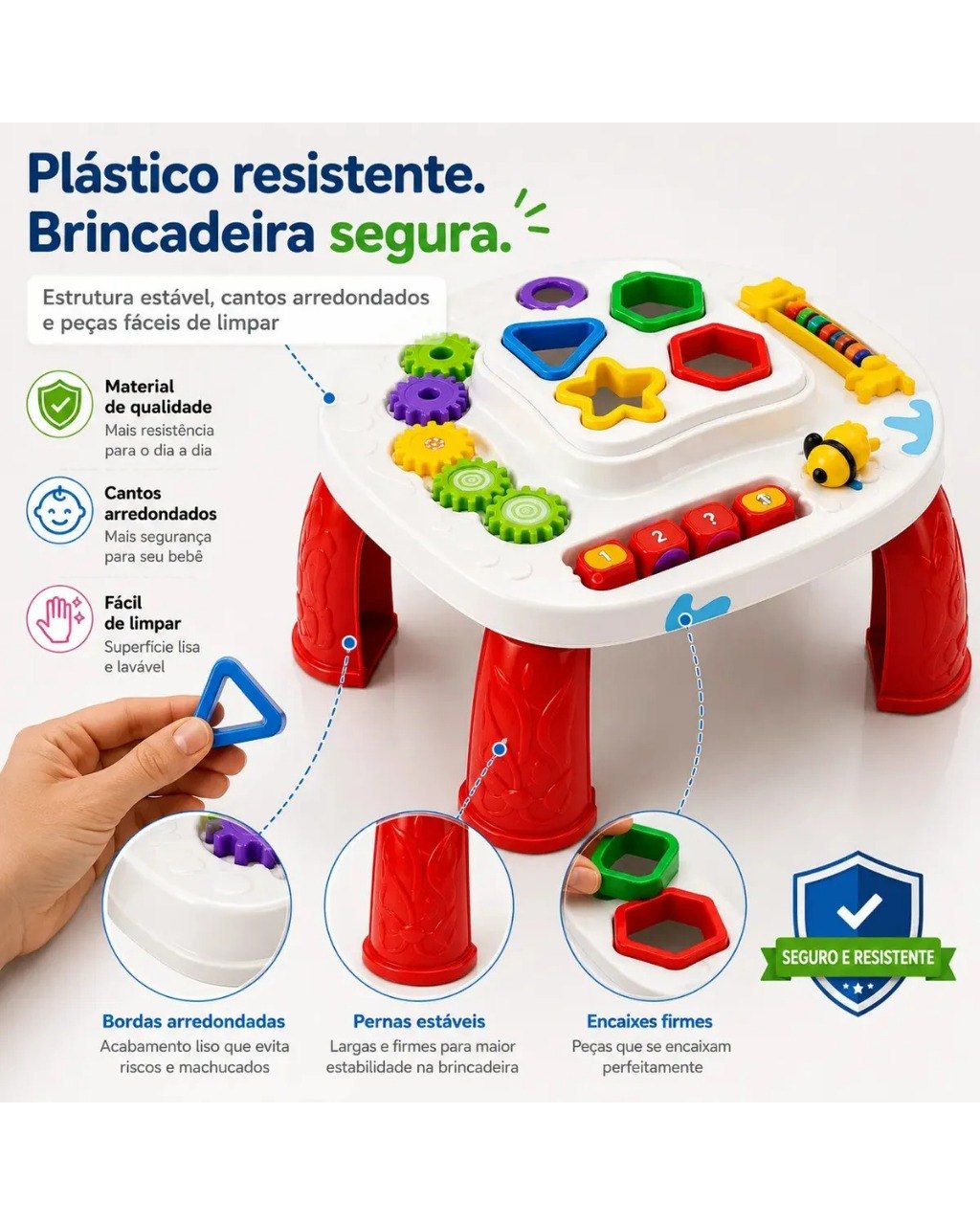 Mesa Didática Sensorial Primeira Infantilância, foto 8
