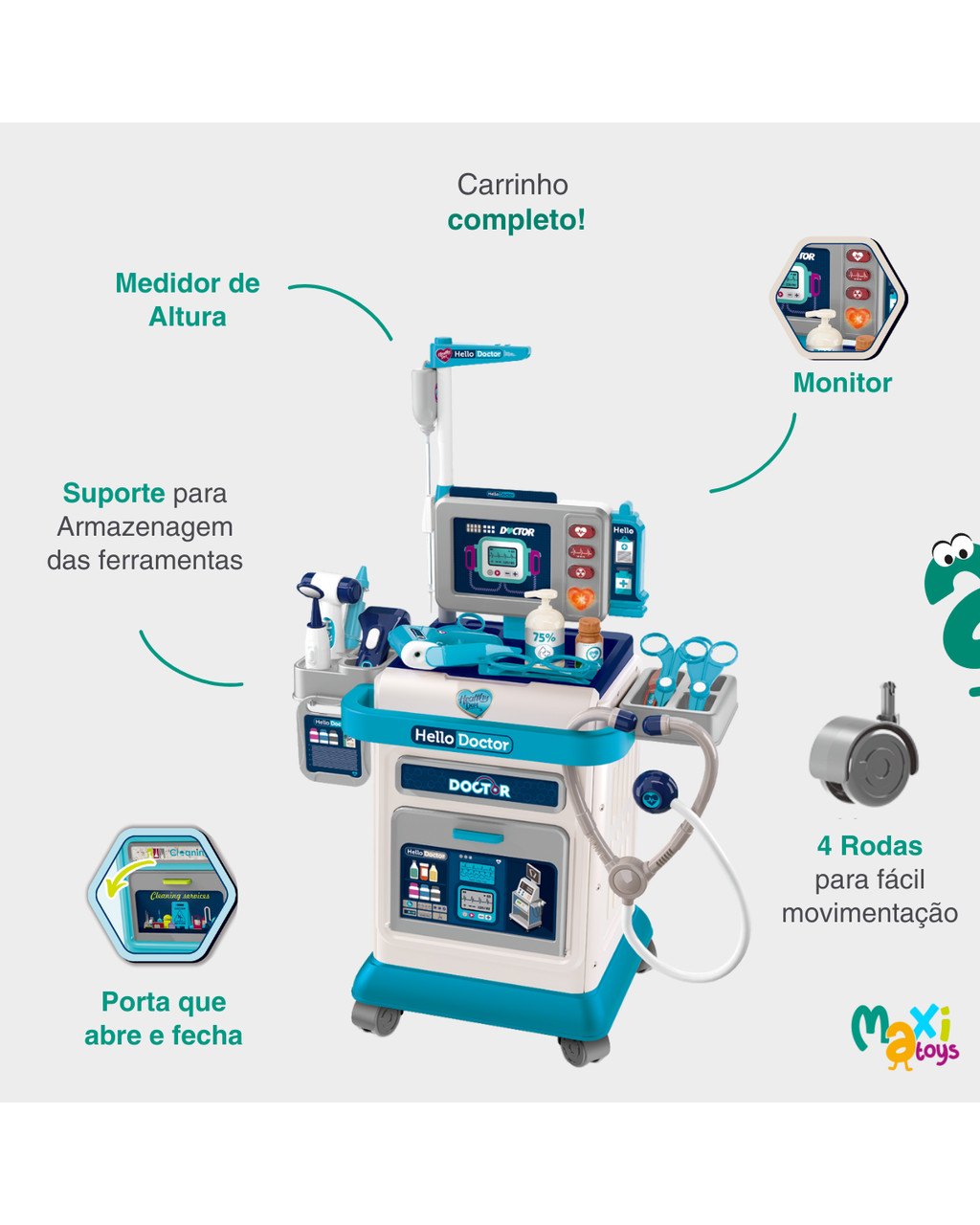 Bancada de Médico Infantil Doctor Center, foto 3