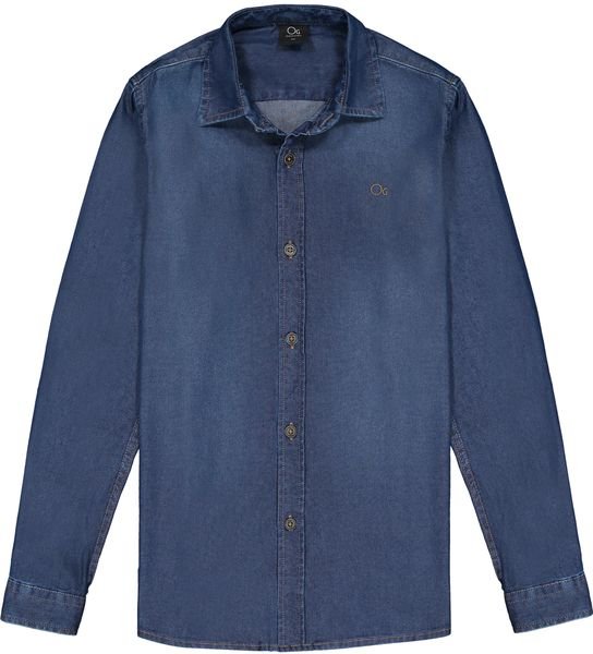 Camisa Jeans Ogochi - Marinho