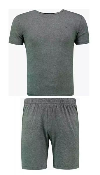Pijama Verão Ogochi Infantil - Cinza