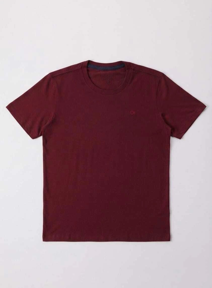 Camiseta Ogochi Manga Curta Essencial - Vinho, foto 3