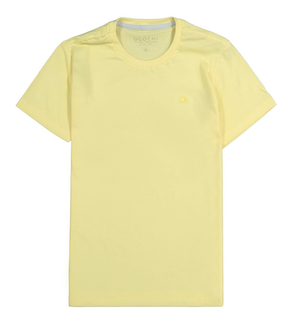 Camiseta Ogochi Manga Curta Essencial - Amarelo, foto 2