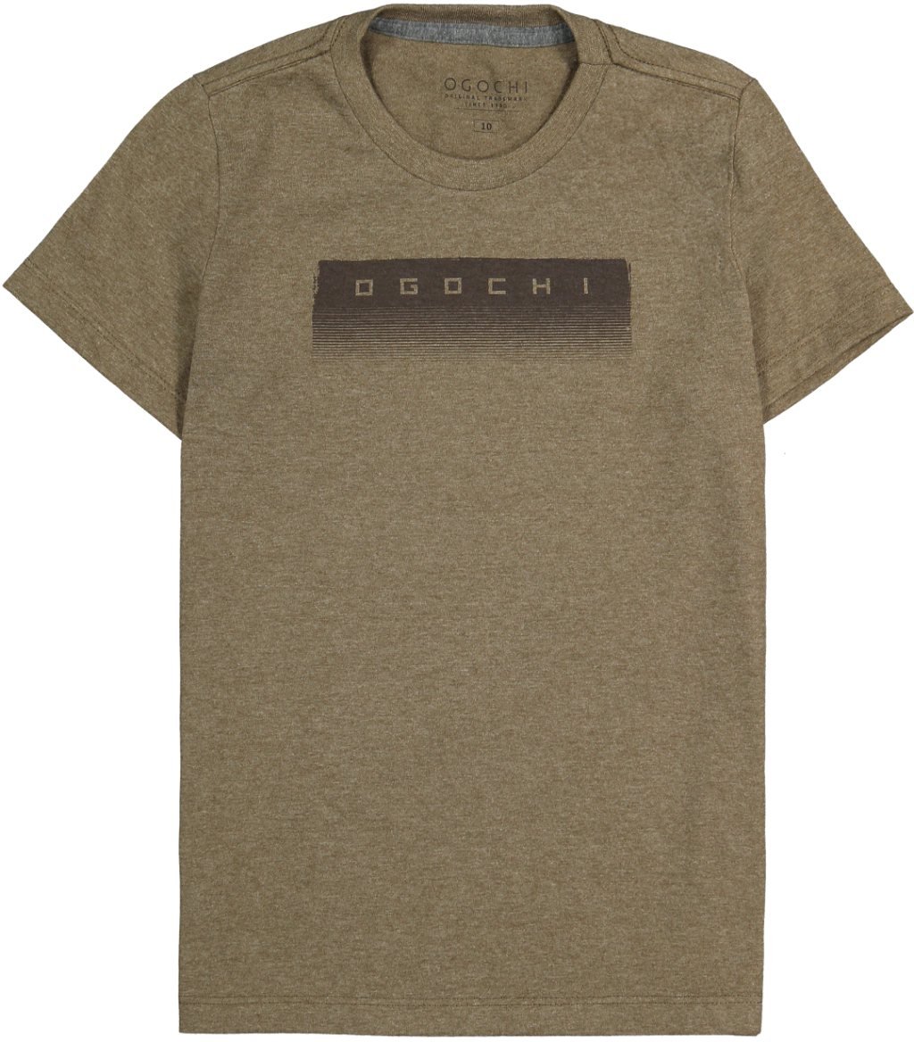 Camiseta Ogochi Infantil Manga Curta Concept Marrom, foto 2