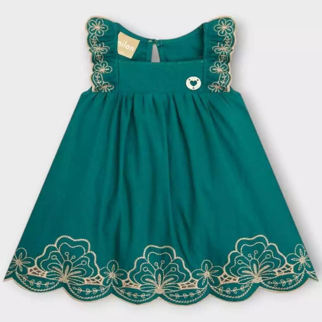 Vestido Milon com Calcinha Tapa Fralda Baby, foto 3