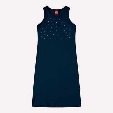 Vestido Infantil Menina em Ribana Kyly - Azul