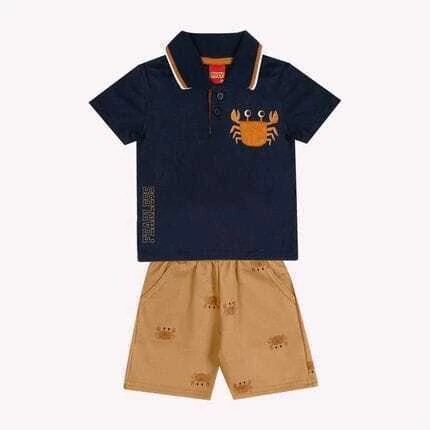 Conjunto Infantil Menino Caranguejo Kyly, foto 4