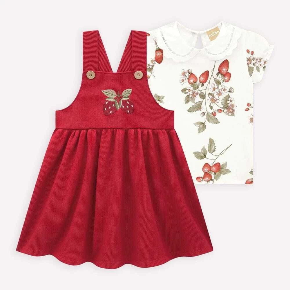 Conjunto Infantil Menina Morangos Milon, foto 2