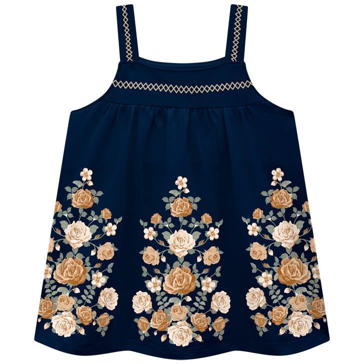 Conjunto Infantil Menina Flores Milon, foto 2