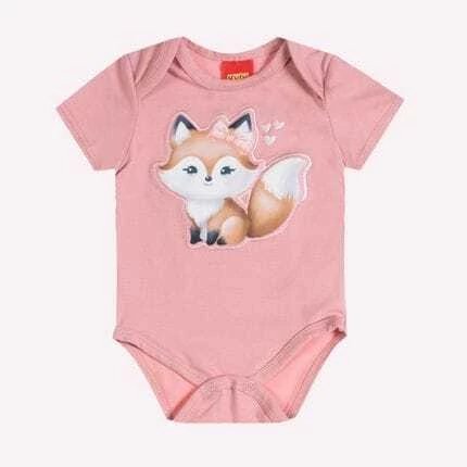 Conjunto Bebê Menina Raposa Kyly - Rosa, foto 3