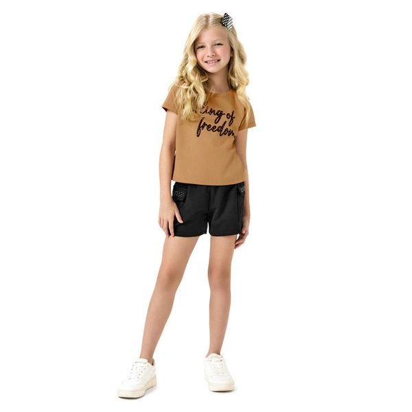 Conjunto Infantil Menina Lettering Kyly