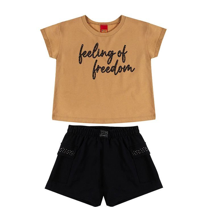Conjunto Infantil Menina Lettering Kyly, foto 3
