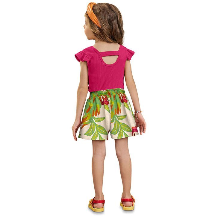 Conjunto Infantil Menina Estampa Nanai, foto 2