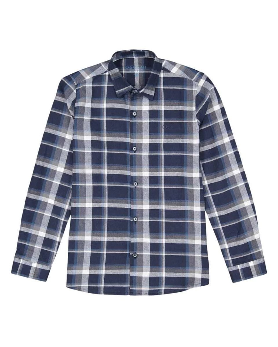 Camisa Infantil Ogochi Xadrez, foto 2