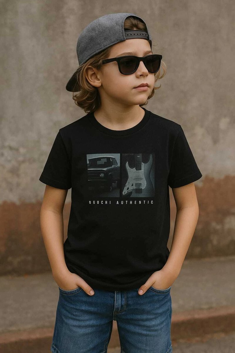 Camiseta Ogochi Infantil Manga Curta Concep