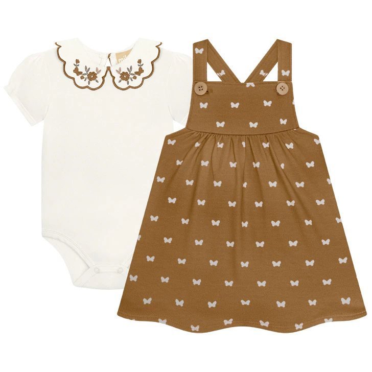 Conjunto Bebê Menina Borboleta Milon, foto 2