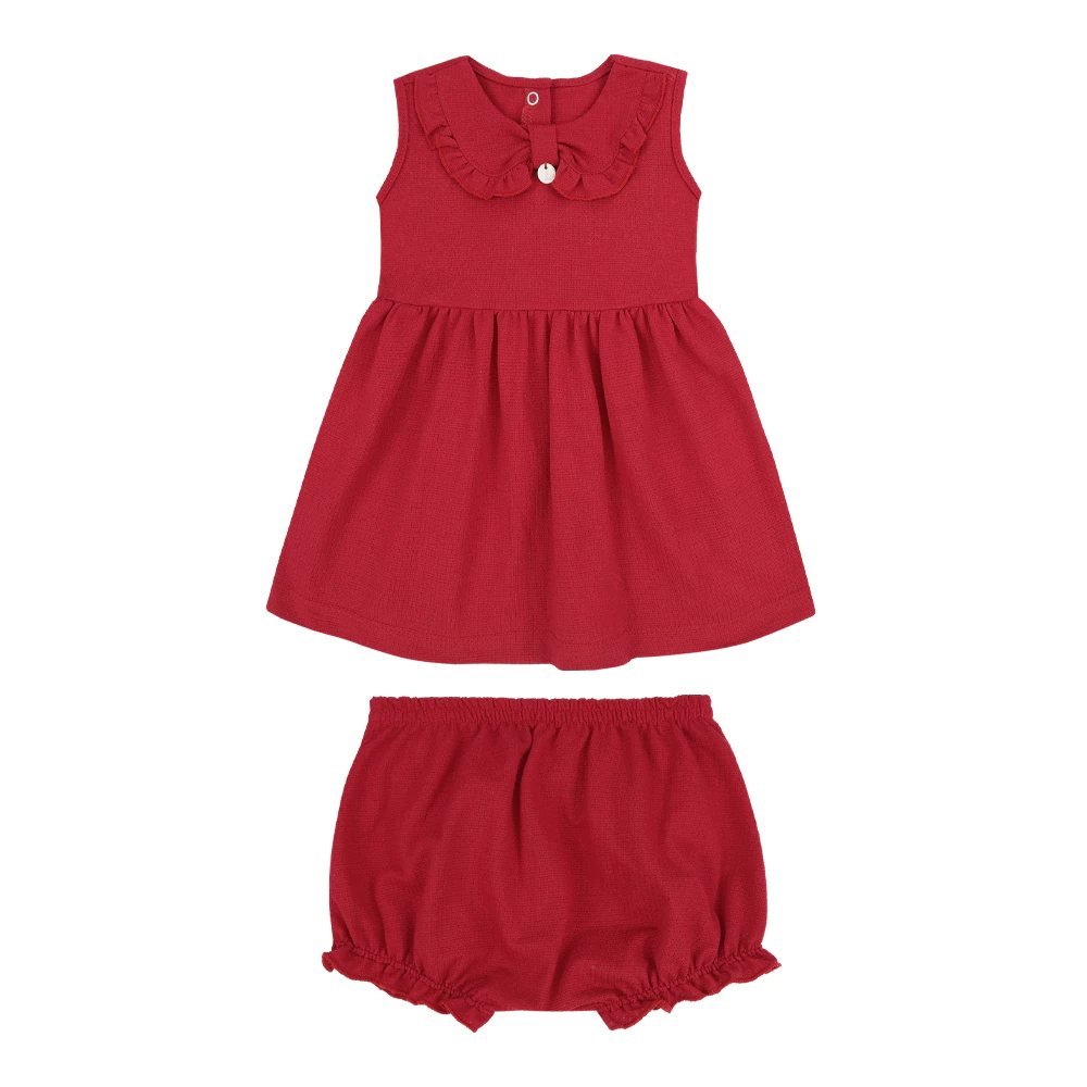Vestido Letut Vermelho Laço, foto 2