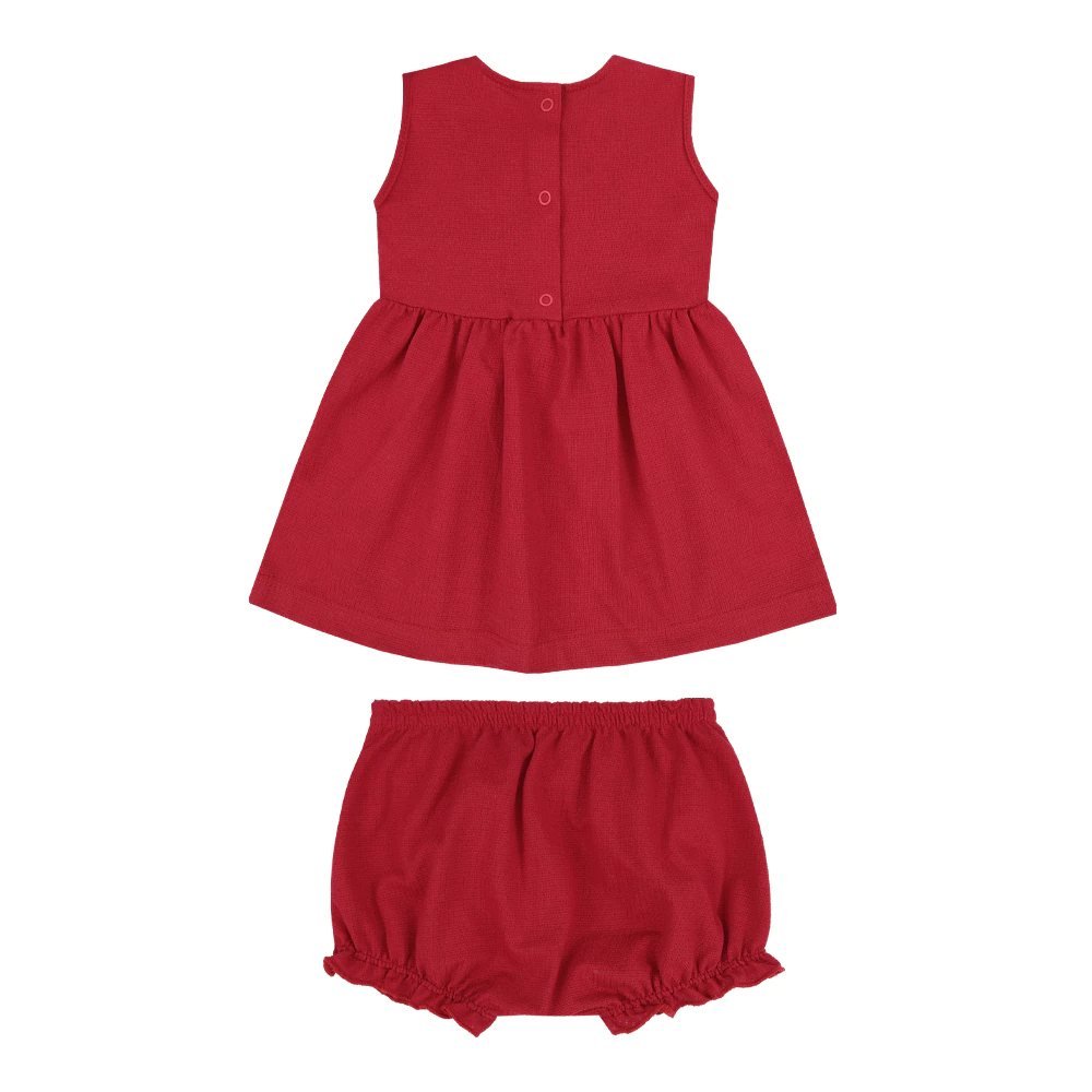 Vestido Letut Vermelho Laço, foto 3