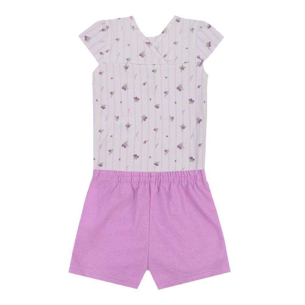 Conjunto Baby Frutas Feminino Curto Letut - Roxo, foto 2