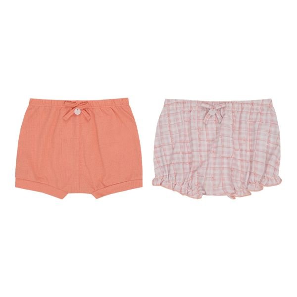 Kit Shorts Tapa Fralda Letut com 2 Unidades - Laranja